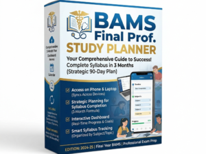 BAMS Final Prof. Study Planner (3-Month Time Table)
